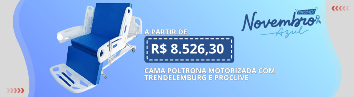 Novembro Azul | Cama Poltrona Motorizada Com Trendelemburg E Proclive