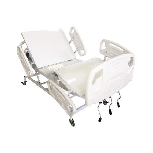 CAMA HOSPITALAR MANUAL COM ELEVAÇÃO DE LEITO PREMIUM