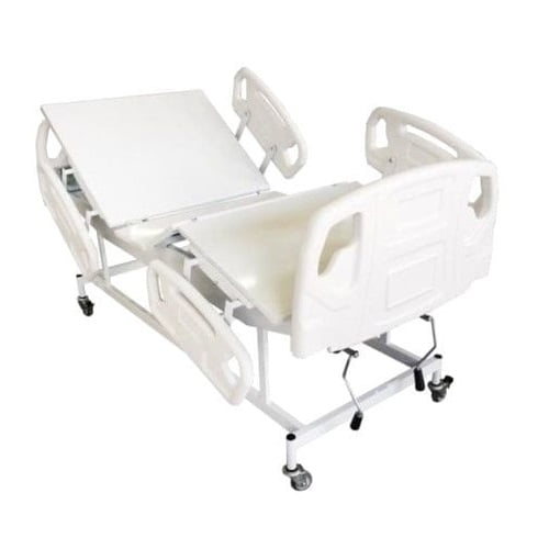 CAMA HOSPITALAR MANUAL COM GRADES E CABECEIRA ABS PREMIUM