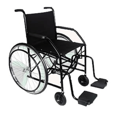 CADEIRA DE RODAS ATÉ 85KG PNEU MACIÇO