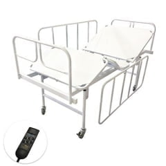 CAMA HOSPITALAR MOTORIZADA COM TRENDELEMBURG E PROCLIVE EM CACHOEIRINHA