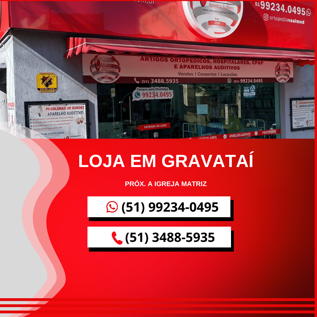 Banner Loja de Produtos Ortopédicos e Hospitalares em Geral em Gravataí