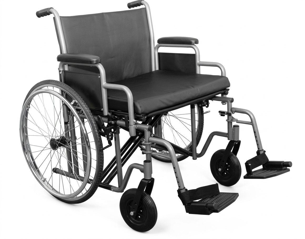 Cadeira de Rodas Bariátrica  61cm Reforçada para até 250kg Hidrolight