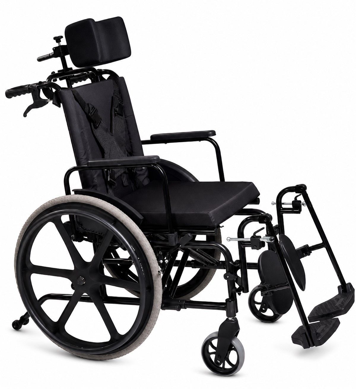 Cadeira de Rodas Ortomobil OS1 L44 Reclinável Dobrável até 150 kg