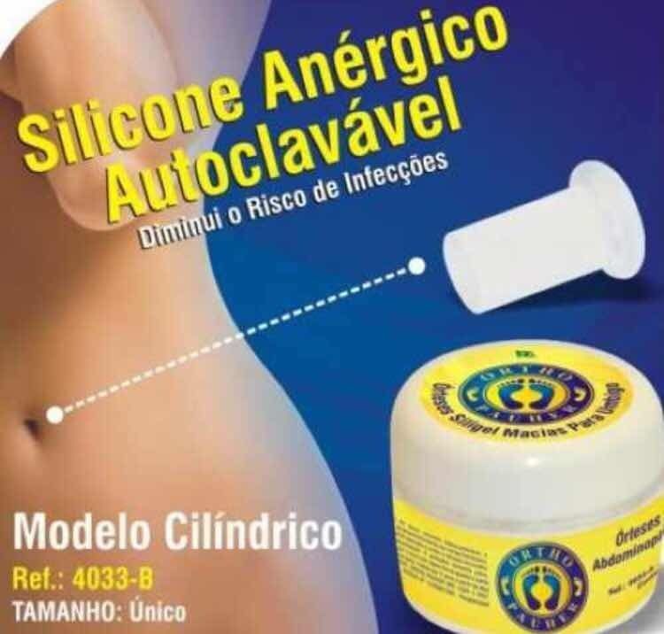 ORTESE SILICONE P/UMBIGO CILINDRICO SILIGEL (PAR) - ORTHO PAUHER