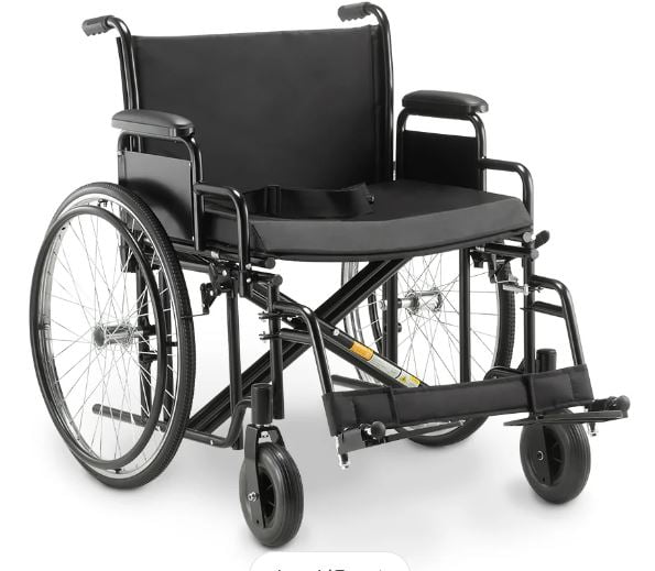 Cadeira de Rodas obeso até 180kg D500 Dellamed