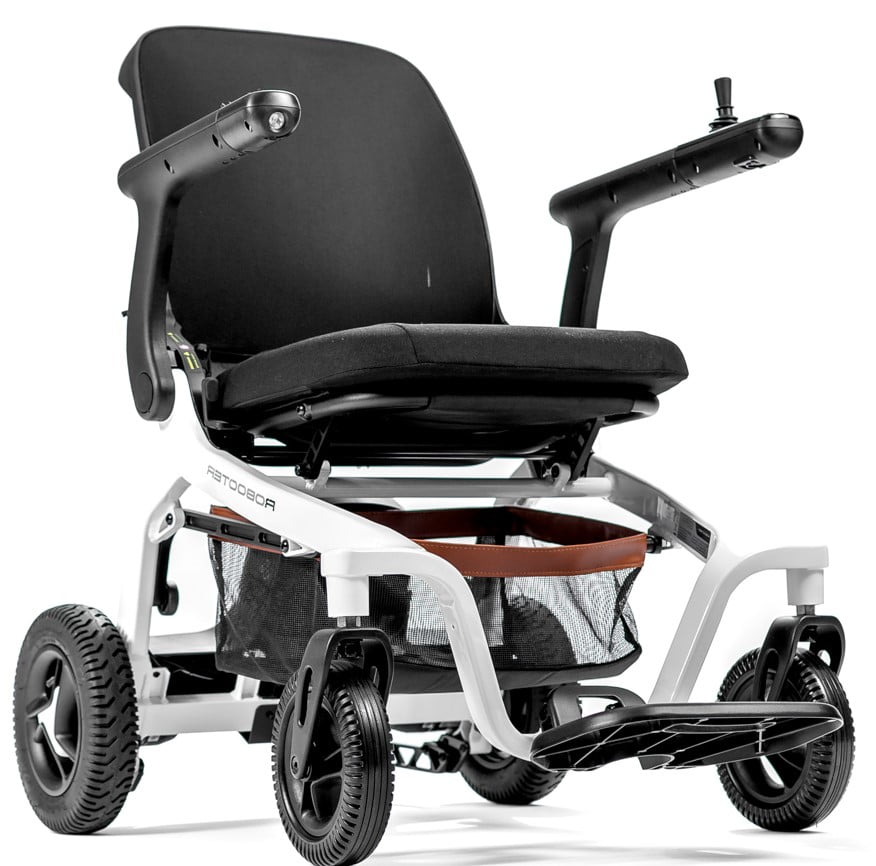 Cadeira de Rodas Motorizada Dobrável até 150Kg Robooter Power Lite