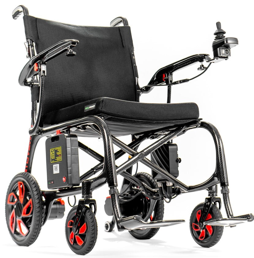 Cadeira de Rodas Motorizada X Ultra Lite Power Lite em Fibra de Carbono