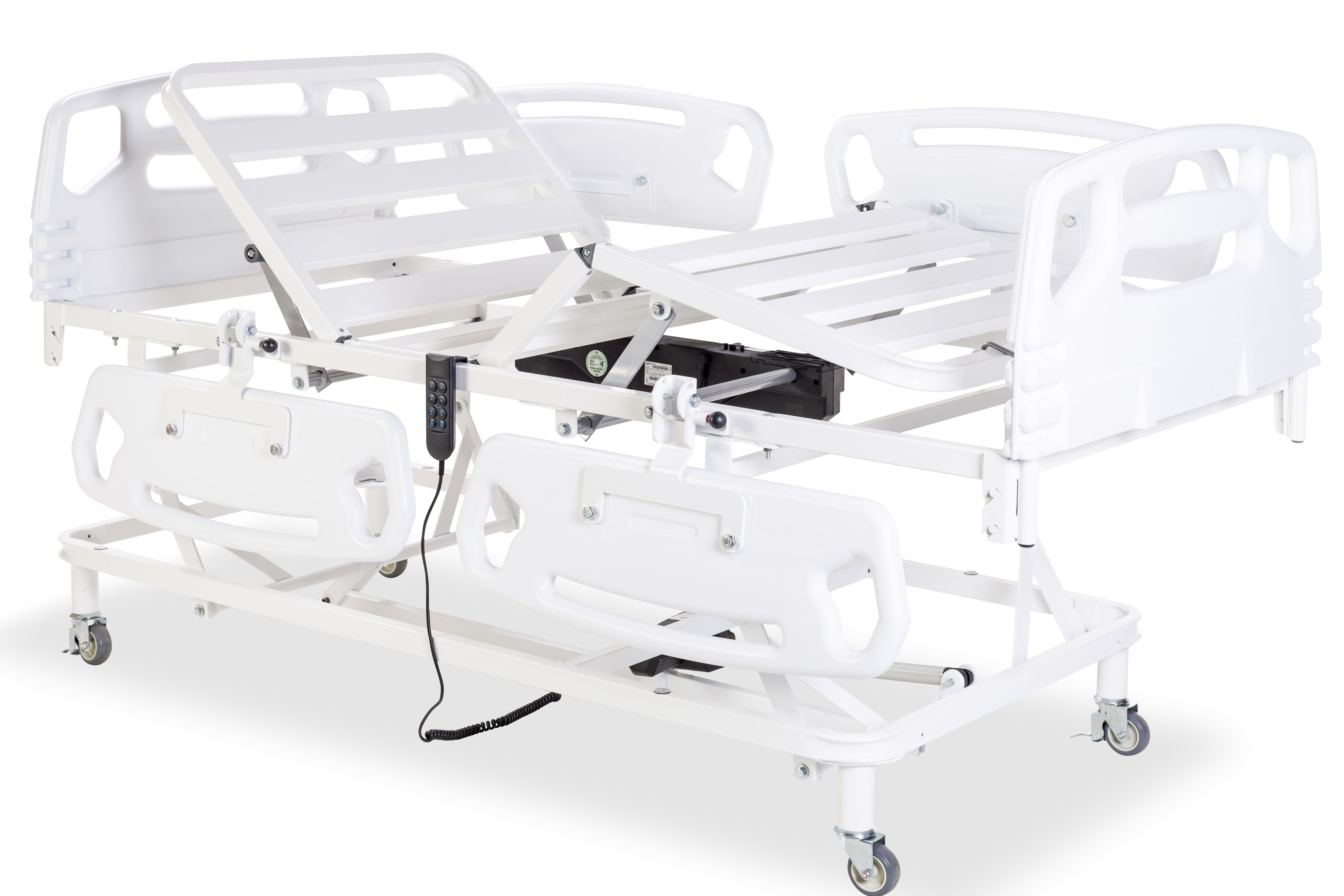 Cama Motorizada Evolution 3 Movimentos Pilati grades em ABS