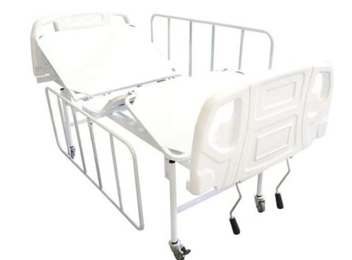 Cama Hospitalar Fawler Com Duas Manivelas Cabeceira ABS PRATICE