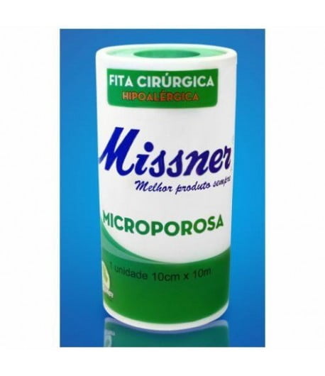 Fita Microporosa Missner 10 Cm X 10 M