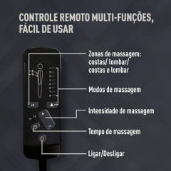 Poltrona Massageadora Reclinável Confort Relaxmedic