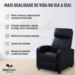 Poltrona Massageadora Reclinável Confort Relaxmedic