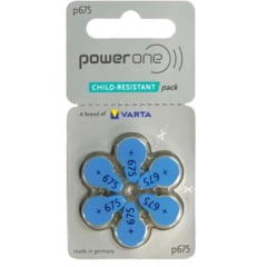 PILHA PARA APARELHO AUDITIVO 675