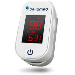 Oxímetro de Pulso Dellamed - Medidor de SpO2 e Frequência Cardíaca