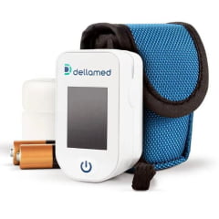 Oxímetro de Pulso Dellamed - Medidor de SpO2 e Frequência Cardíaca