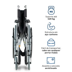 CADEIRA RODAS D100 T44 DELLAMED