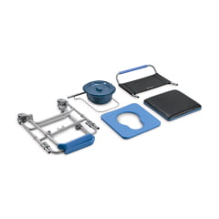 CADEIRA BANHO D50 COM ASSENTO ESTOFADO E REMOVIVEL 150 KG - DELLAMED