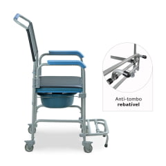 Cadeira De Banho Dobrável 150 Kg D50 Dellamed										