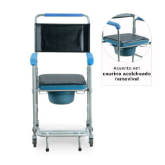 Cadeira De Banho Dobrável 150 Kg D50 Dellamed										