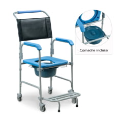 Cadeira De Banho Dobrável 150 Kg D50 Dellamed										