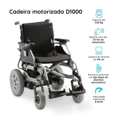 Cadeira De Rodas Motorizada D1000 Dellamed