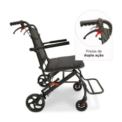 Cadeira De Transporte D90 100 Kg - Dellamed