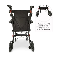 Cadeira De Transporte D90 100 Kg - Dellamed