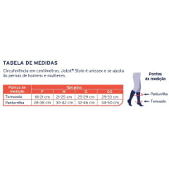 Meia de Compressão Jobst 3/4 Style 20-30 mmHg