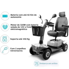 SCOOTER MOTORIZADA CS ATE 150KG 