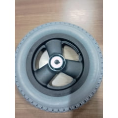 RODA ARO 12 COMPLETA COM PNEU MACIÇO PARA CADEIRA FREEDOM RODA ARO 12 COMPLETA COM PNEU MACIÇO PARA CADEIRA FREEDOM