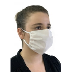 Máscara descartável em tecido cirúrgico atóxica e estéril ( pacote com 5 unidades )