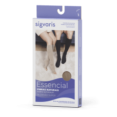 MEIA SIGVARIS 282S OU 382S ALGODÃO SUPER PANTURRILHA - 20-30 mmHg